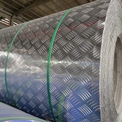 1090 0,8 mm bobine d'aluminium en relief en stuc pour l'éclairage